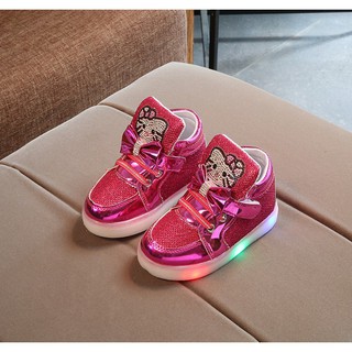 giày kitty có đèn LED cho bé gái
