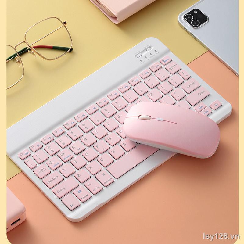 ✚∏✑bàn phím bluetooth không dây Điện thoại di động Apple ipad Android ios Máy tính bảng Huawei mỏng Bộ chuột ngoài