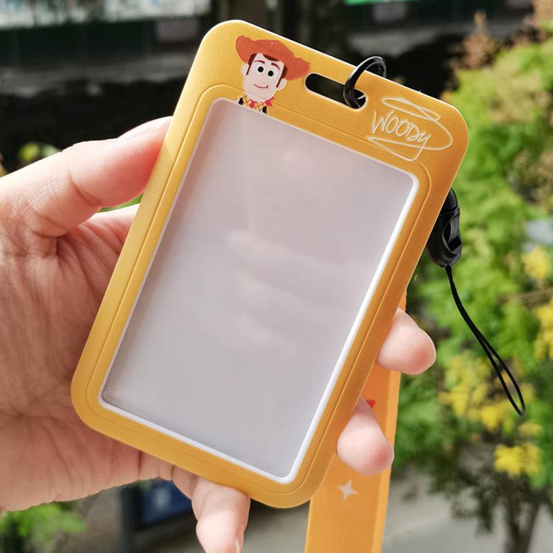 Bao Da Điện Thoại Cứng Có Ngăn Đựng Thẻ Và Dây Đeo In Hoạt Hình Toy Story Cho Học Sinh Ốp