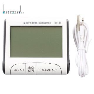 Máy Đo Độ Ẩm Nhiệt Độ Kỹ Thuật Số Dc103 Có Màn Hình Lcd