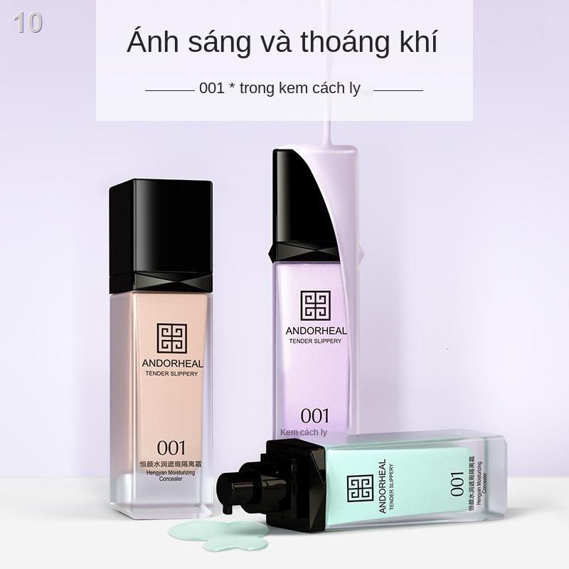 [39.9 lấy 3 chai] kem lót cách ly trang điểm che khuyết làm trắng dưỡng ẩm kiềm dầu chống thấm nước học sinhB