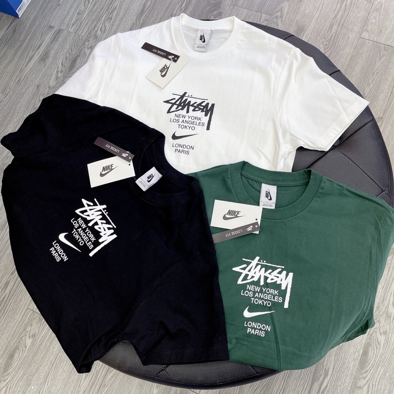 ⚡️[Hight Quality] - Áo Tee Stussy x NlKE International T-shirt,áo phông Stussy, Áo thun Stussy