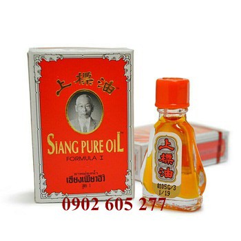 [Combo] 6 chai Dầu Gió Siang Pure Oil của Thái Lan giá tốt