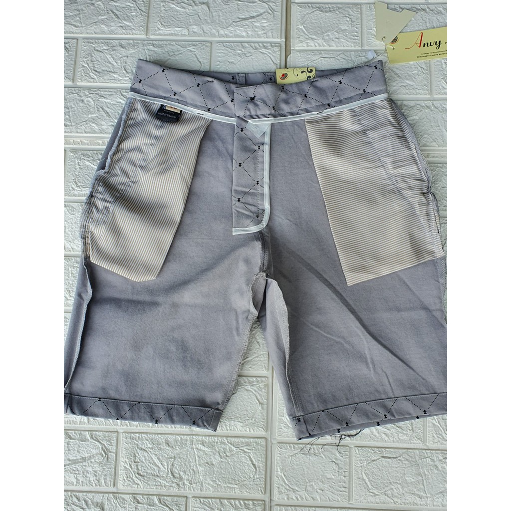 Quần Short Kaki co dãn - Họa tiết kẻ ô cực chất- form cực chuẩn | BigBuy360 - bigbuy360.vn