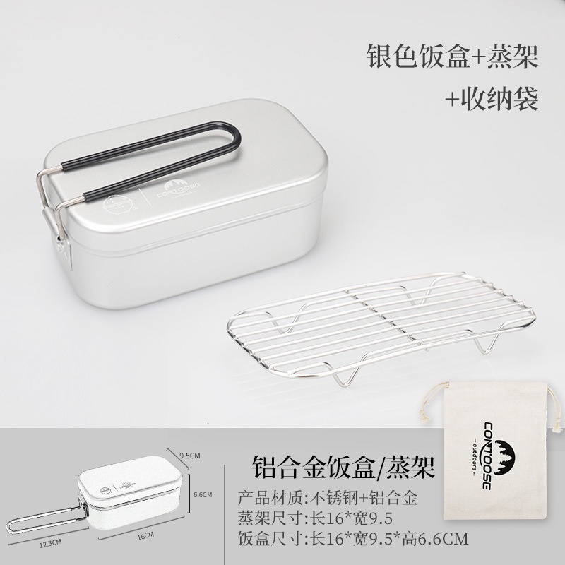 Hộp Đựng Cơm Trưa Bằng Nhôm Phong Cách Nhật Bản Có Thể Gấp Gọn Tiện Dụng