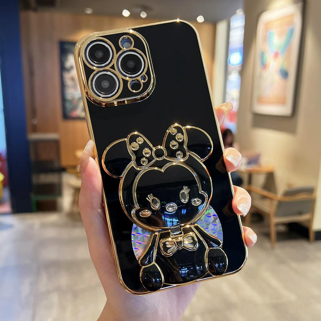 Ốp Điện Thoại Hình Mickey 6d Cho iPhone 6 plus 6s plus 7 plus 8 plus xs max xr 11 pro max 12 pro max 13 pro max 14 plus 14 pro max