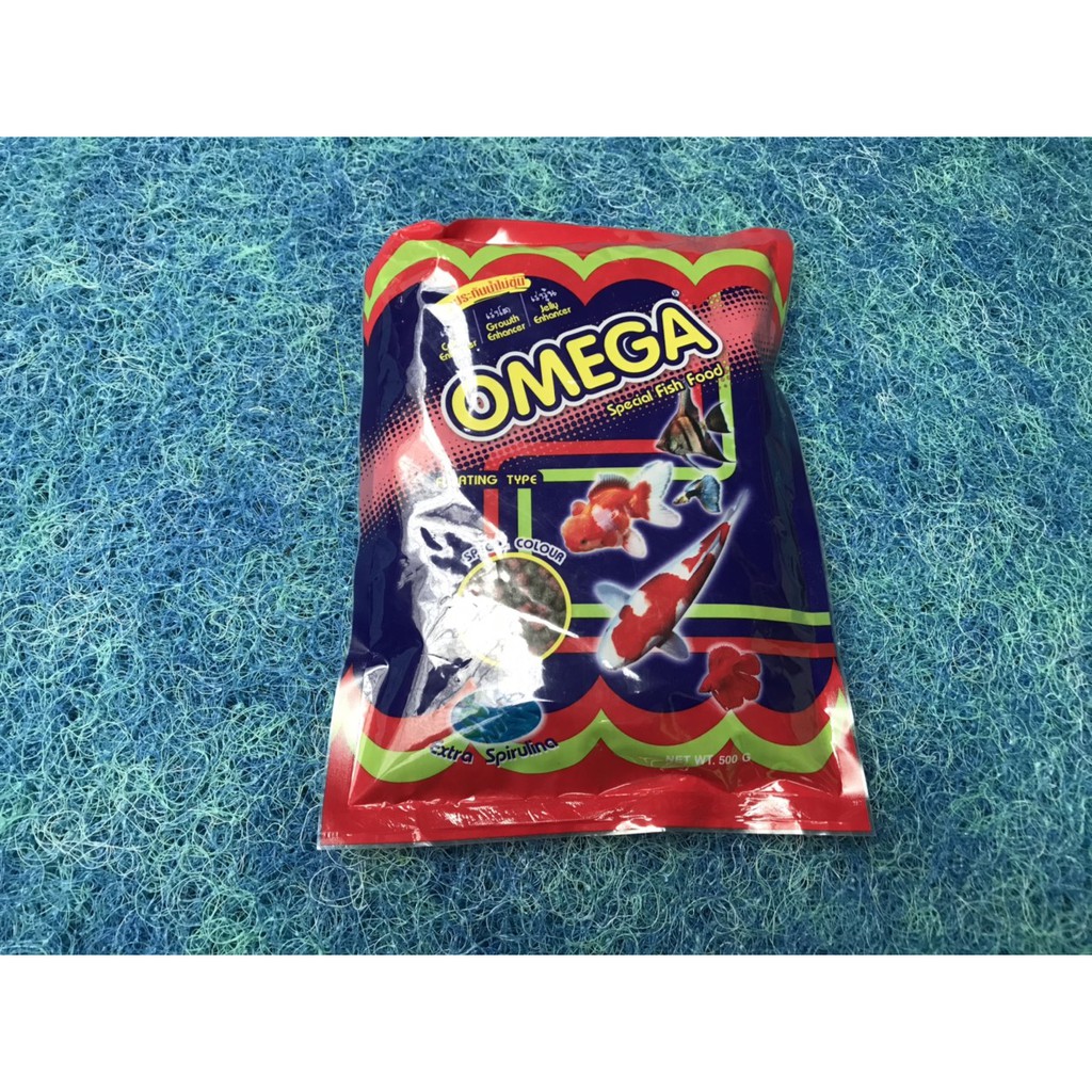 Thức ăn cho cá OMEGA 500g, thức ăn cho các loài cá cảnh