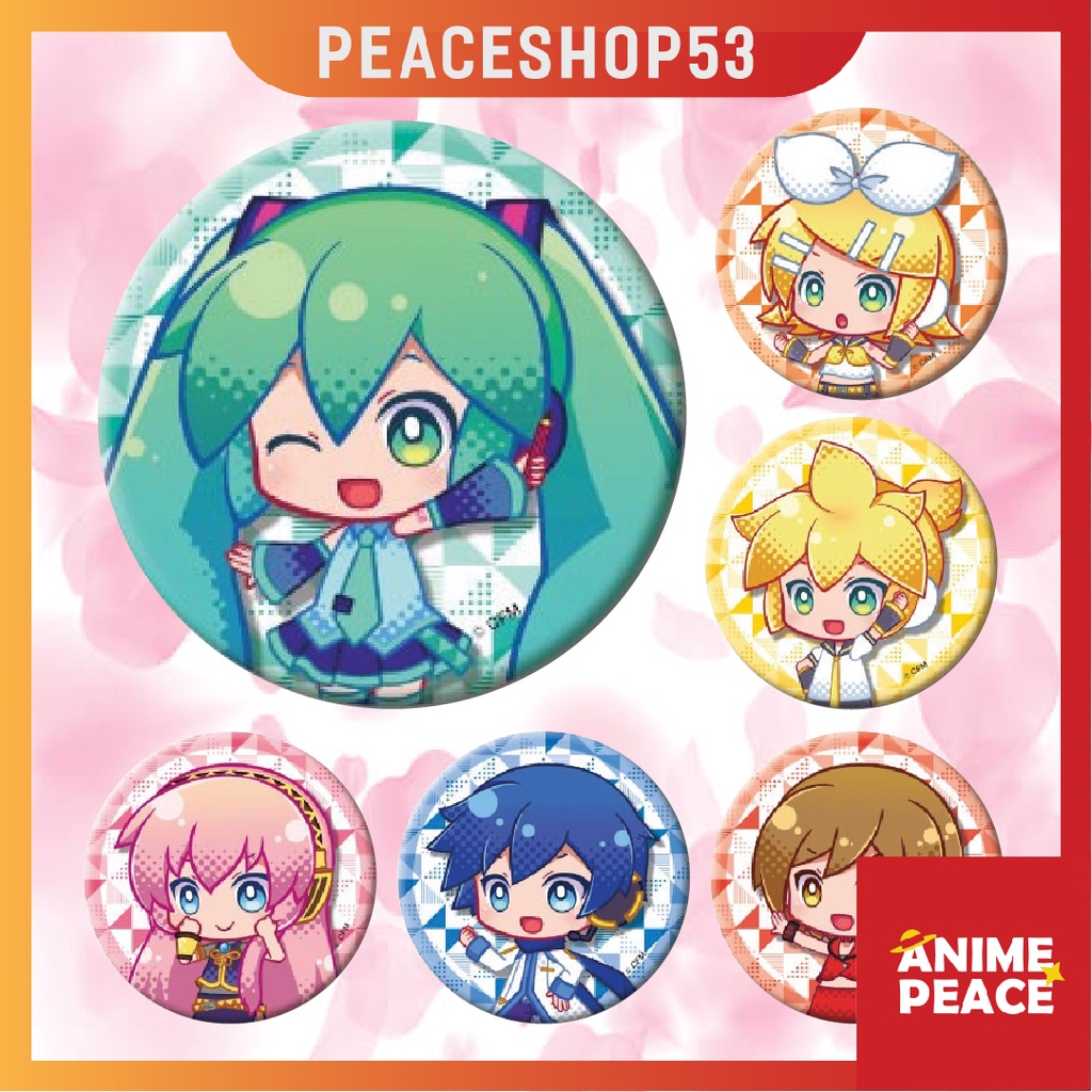 Huy hiệu Hatsune Miku Vocaloid Lấp Lánh Huy Hiệu Vocaloid Ver 6 HH51