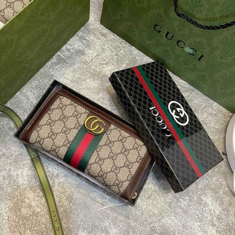 Ví dài cầm tay da dập họa tiết sang trọng full box kèm hộp hàng nhập Quảng châu loại 1 VDGG01 + ảnh thật