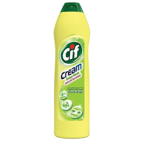 Kem Tẩy Đa Năng Cif Hương Chanh & Hương Hoa 500ml