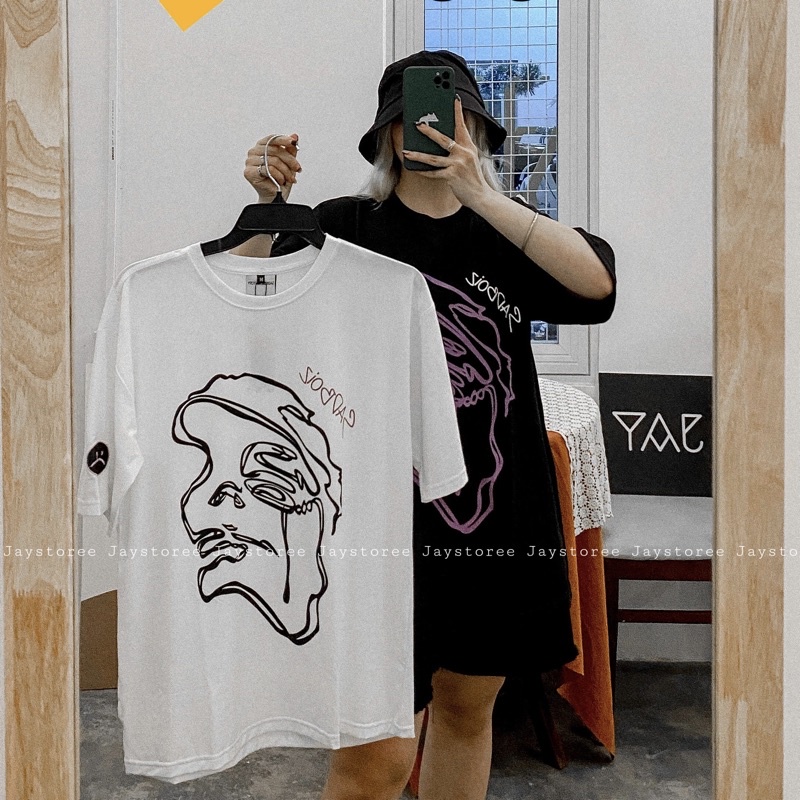 Áo Thun Tay Lỡ Unisex Sadboiz SAD STORY màu ĐEN/TRẮNG/Nam nữ unisex/FREESHIP 99K -/- Jaystoree