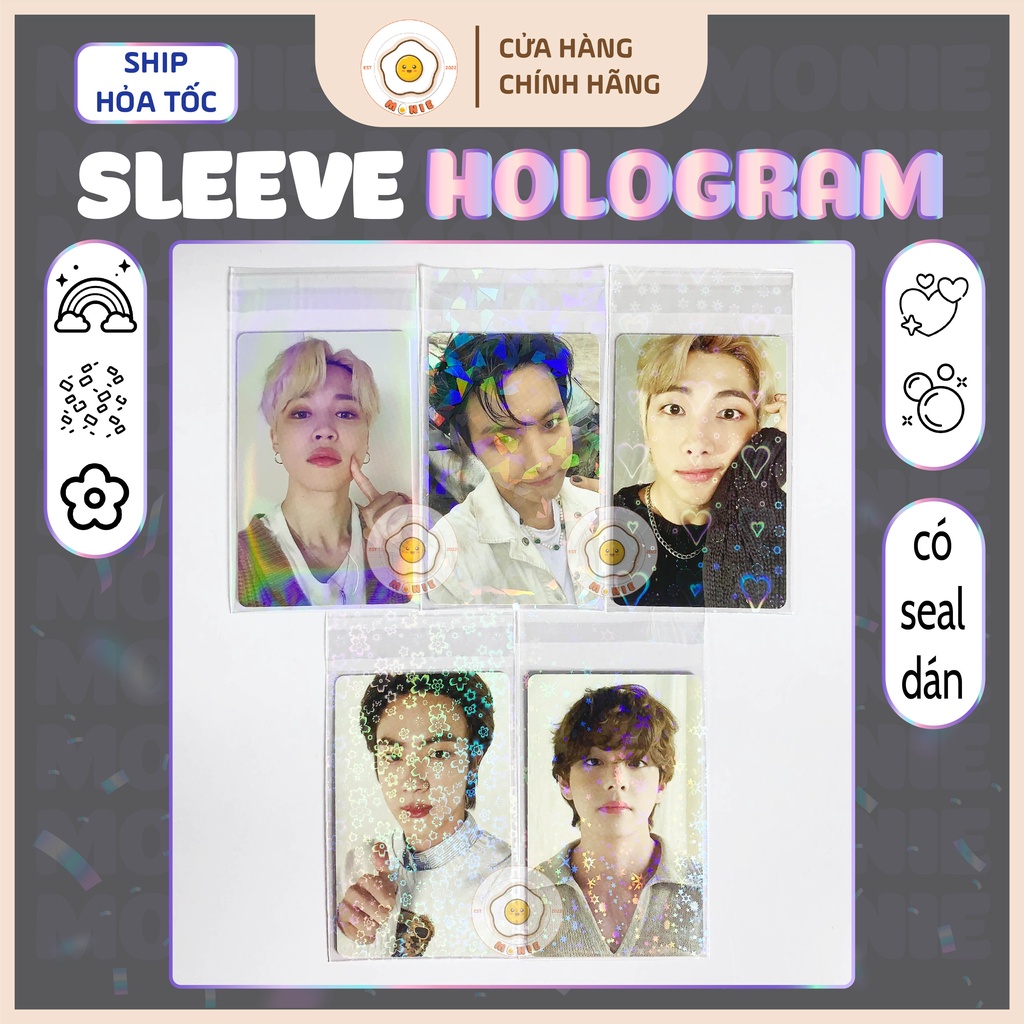 (Có Seal) Sleeve Hologram (58x88mm) Có Dán Đựng Card/ Ẩnh/ Photocard.