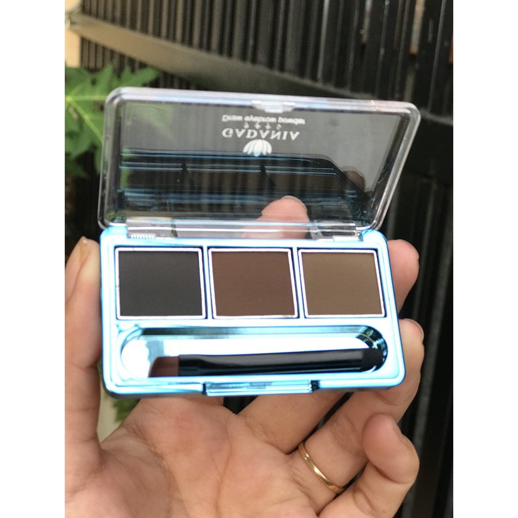 Bột tán mày 3 màu cao cấp Gadania chính hãng 5.8g