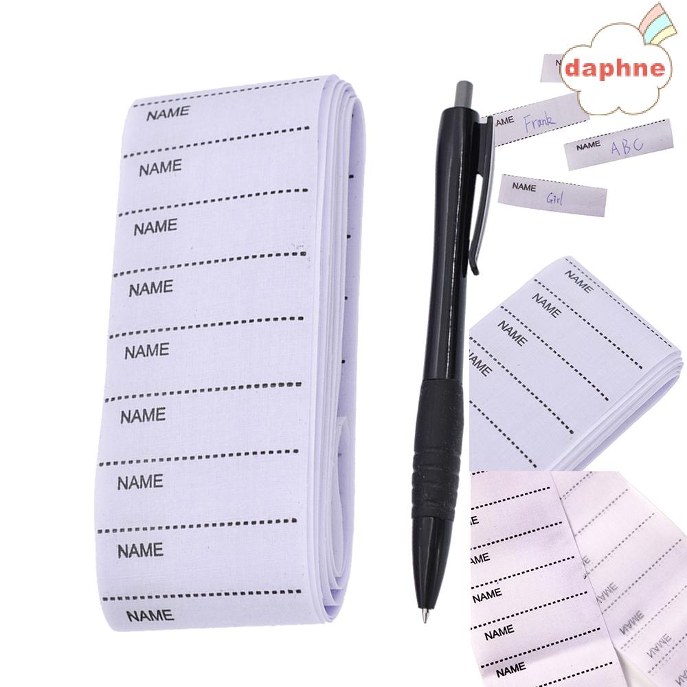 Daphne Set 200 Nhãn Tên Bằng Vải Không Dệt Có Thể Giặt Rửa Đa Ứng Dụng