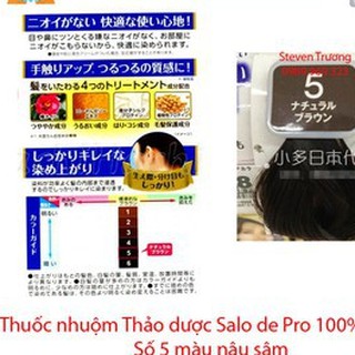 Thuốc nhuộm tóc SALON de Pro #5(màu nâu sậm)