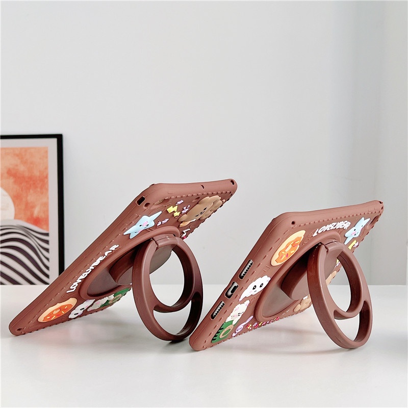 Ốp Máy Tính Bảng Silicon Mềm Họa Tiết Hoạt Hình Có Dây Đeo Tay Cho Xiaomi Mi Pad 5 / Xiaomi Mi Pad 5 Pro 11 "