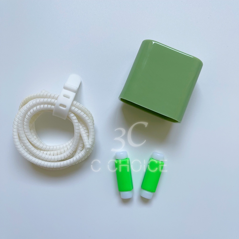 Phụ kiện bảo vệ dây cáp sạc bằng silicon TPU thích hợp cho iphone 18W/20W 13 12 11 PRO MAX pad MINI 5 6 10.2 PRO 11 2021