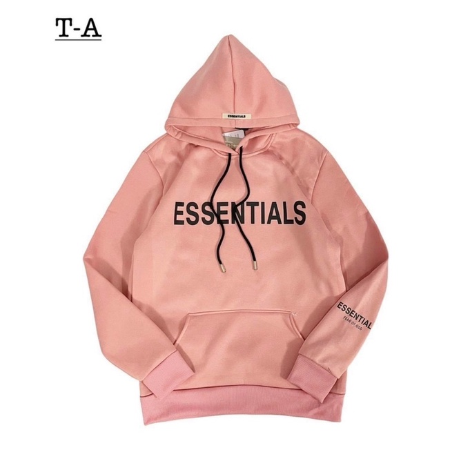 Áo Khoác Hoodie Nỉ Có Mũ Form Rộng ESSENTIALS Nhiều Màu Unisex Nam Nữ Ulzzang | BigBuy360 - bigbuy360.vn