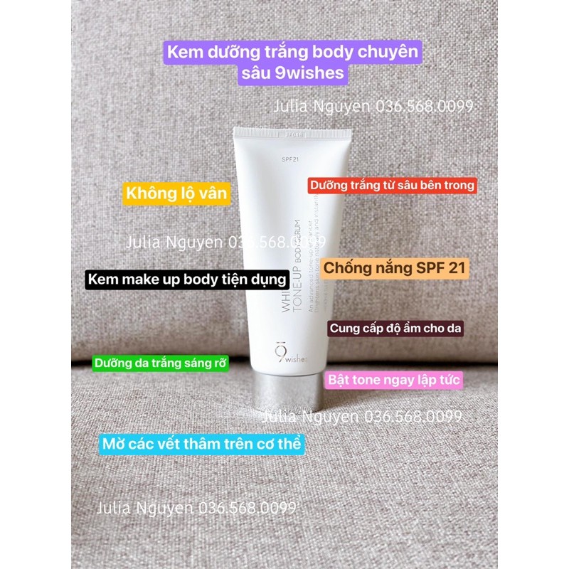 [Có sẵn] Kem 9wishes white tone up body serum | BigBuy360 - bigbuy360.vn