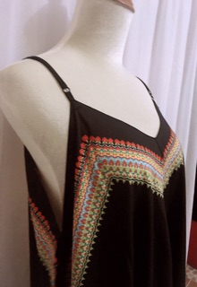Váy boho 2 dây đen
