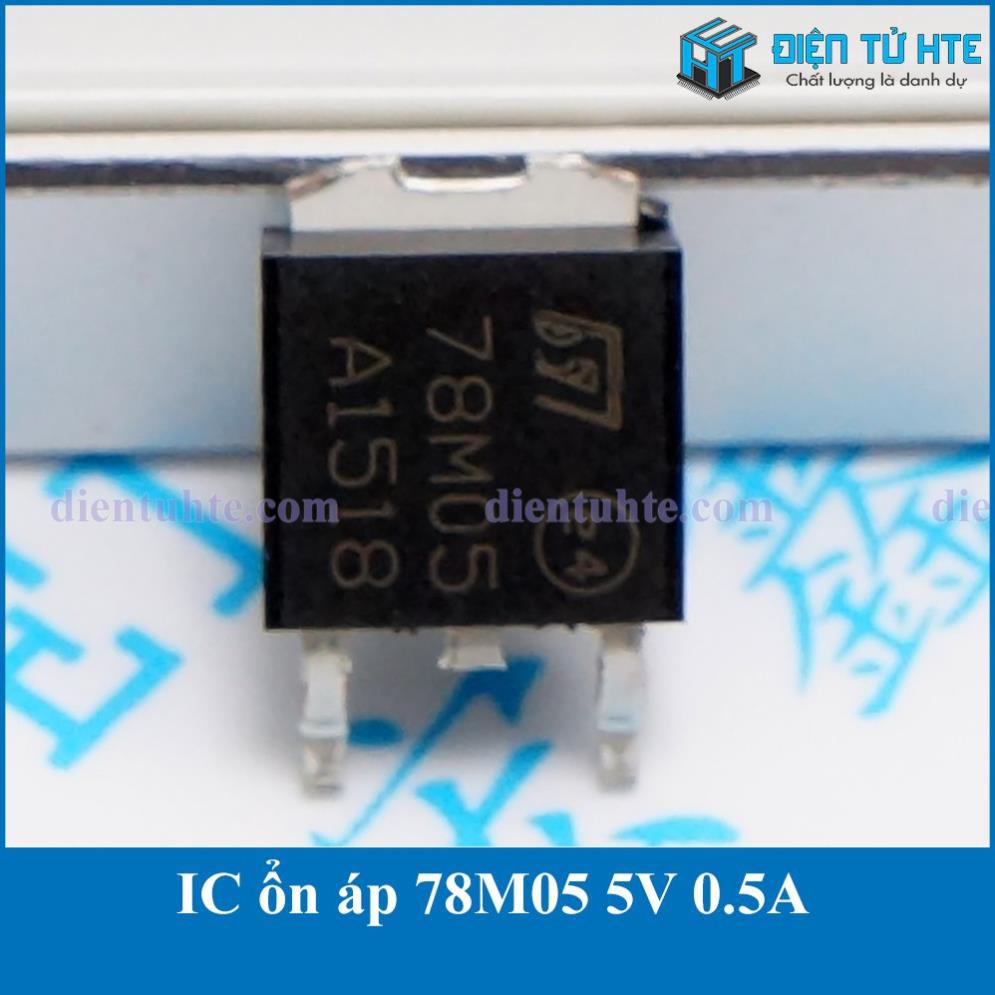 IC nguồn 78M05 5V 0.5A TO-252 [HTE Quy Nhơn CN2]