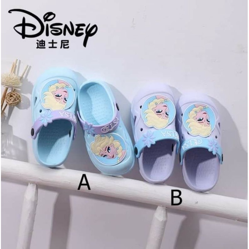 CROCS Giày sandal nữ chống trượt hình Elsa Frozen SDL364