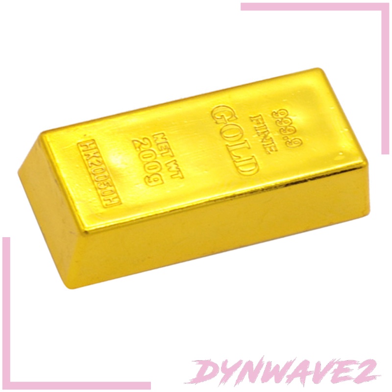 Thanh vàng giả Mô phỏng vàng Đạo cụ khăn giấy Đồ chơi trang trí bàn