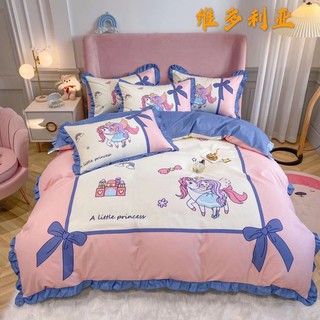Bộ chăn ga cotton bèo