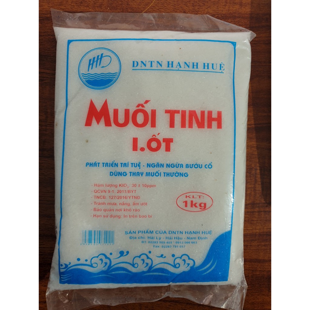 MUỐI SẠCH TINH I - ỐT GÓI 1KG