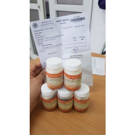 Hoàn đại tràng - Sản phẩm của viện YHCT BCA chuyên dùng cho đại tràng cấp & mãn tính,ruột co thắt, đau bụng, Trào ngược