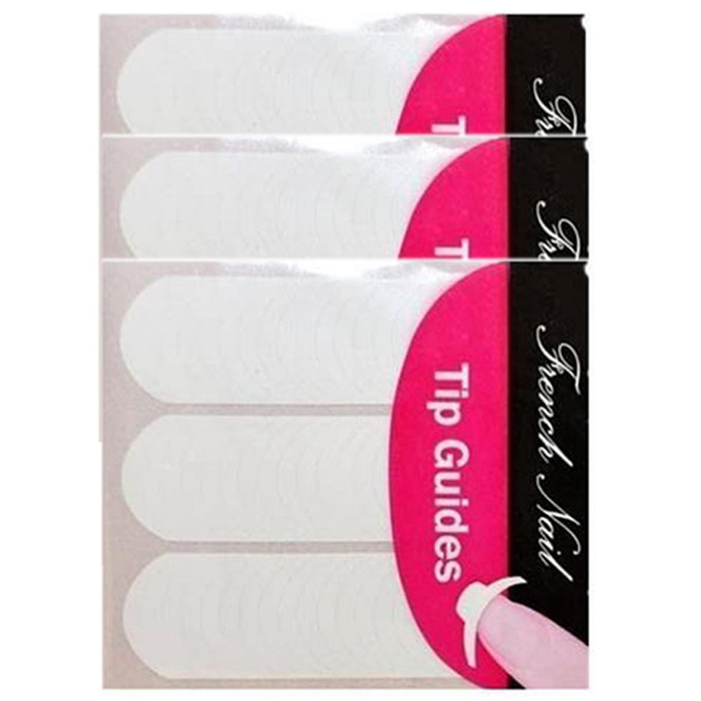 [Hàng mới về] Set 3 miếng dán hỗ trợ trang trí móng tay tự dính DIY