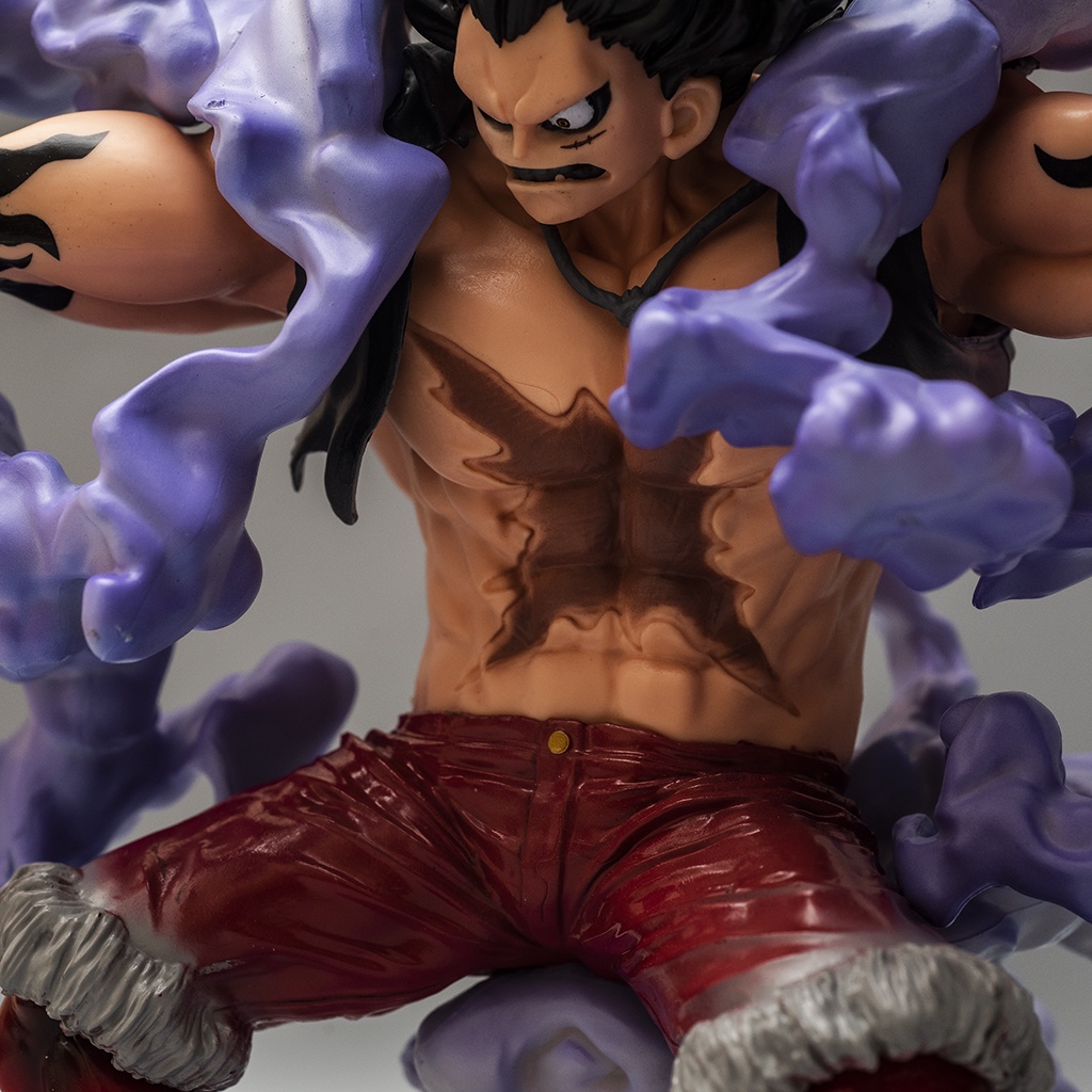 Mô hình One Piece Luffy Gear 4 Snake Man POP cao 28cm, mô hình One Piece Figure Luffy Gear 4 băng Mũ Rơm Haki Shop