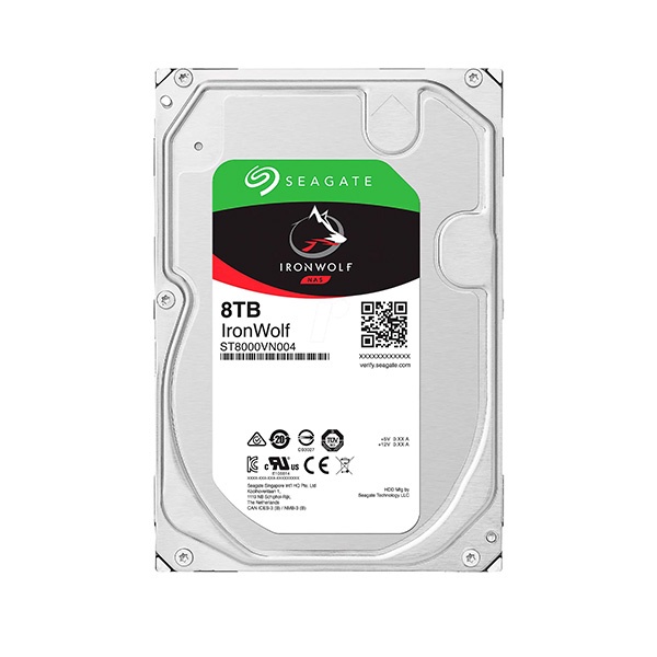 Ổ CỨNG MÁY TÍNH. HDD PC SEAGATE 8TB IRONWOLF Chính Hãng. VI TÍNH QUỐC DUY