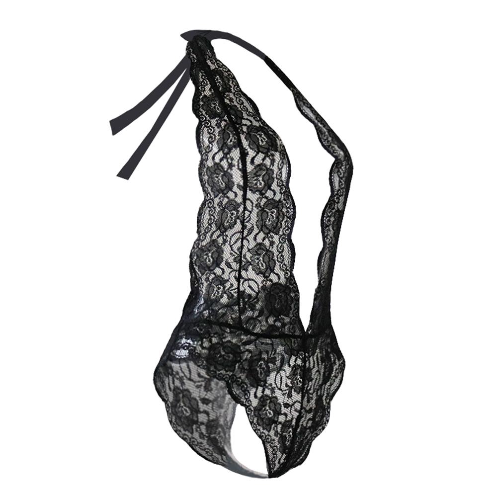 Bộ đồ ngủ áo liền quần họa tiết ren xuyên thấu siêu quyến rũ cho nữ | BigBuy360 - bigbuy360.vn