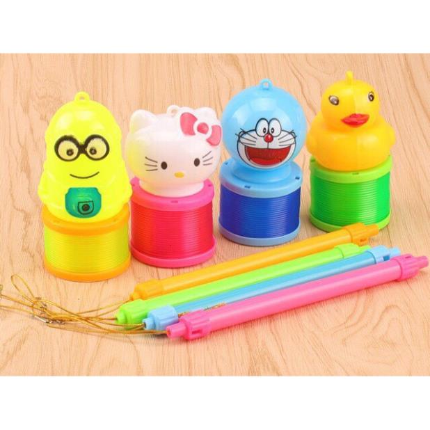 Lồng Đèn Hoạt Hình Lò Xo Phát Sáng Dễ Thương Cho Bé - Dùng Pin