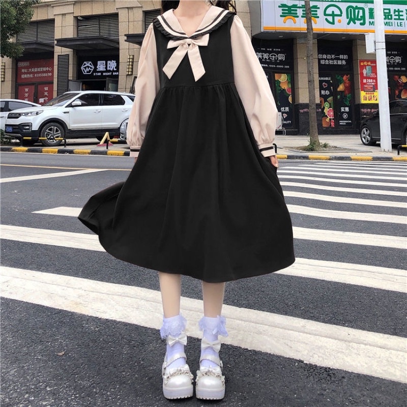 Váy Đầm Lolita Babydoll Tay Dài