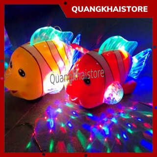 Đèn cá nemo có đèn phát sáng kèm nhạc vui nhộn cho bé