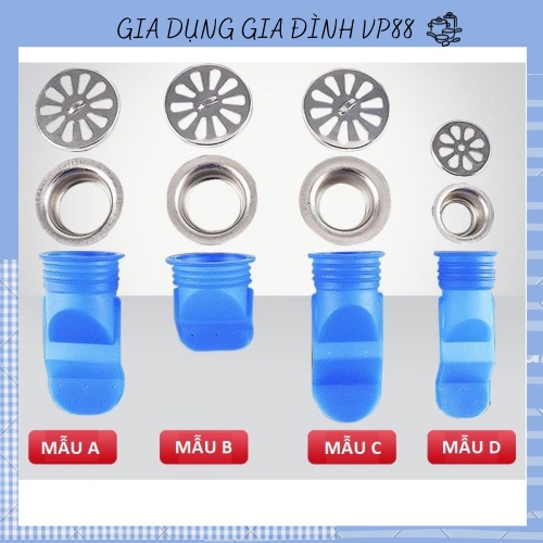 Ngăn mùi hôi cống , ngăn trào ngược nhà tắm, côn trùng xâm nhập bằng Silicon cao cấp 88146 GIA DỤNG GIA ĐÌNH