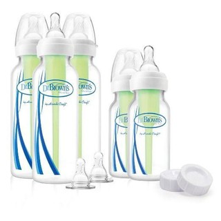 Bình sữa dr brown nhựa pp 120ml set 3 new bs124