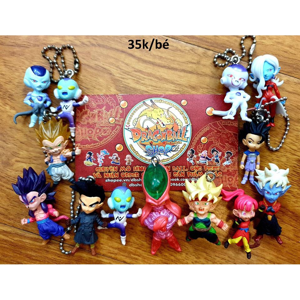 Mô hình Dragonball chính hãng - Móc khóa Dragonball - Bandai chính hãng