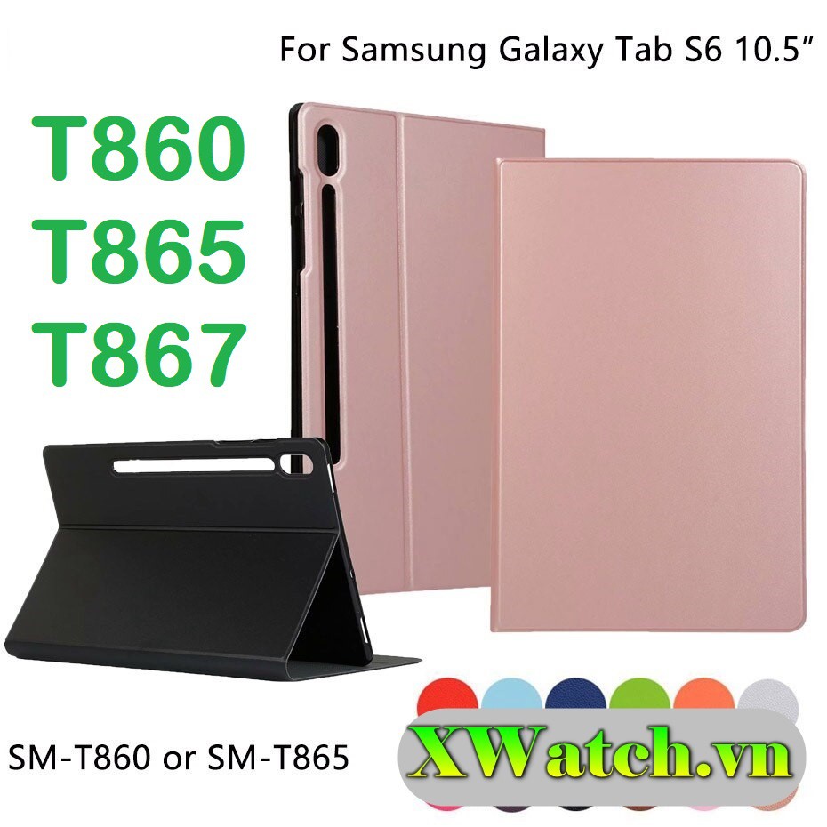 Bao da xoay 360 Samsung Galaxy Tab S6 10.5 with S Pen T860 T865 T867