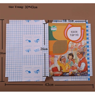 Bọc sách vở Dcan trong suốt  Tặng nhãn vở