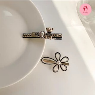 Set 5c kẹp tóc đính đá Hàn Quốc sang chảnh