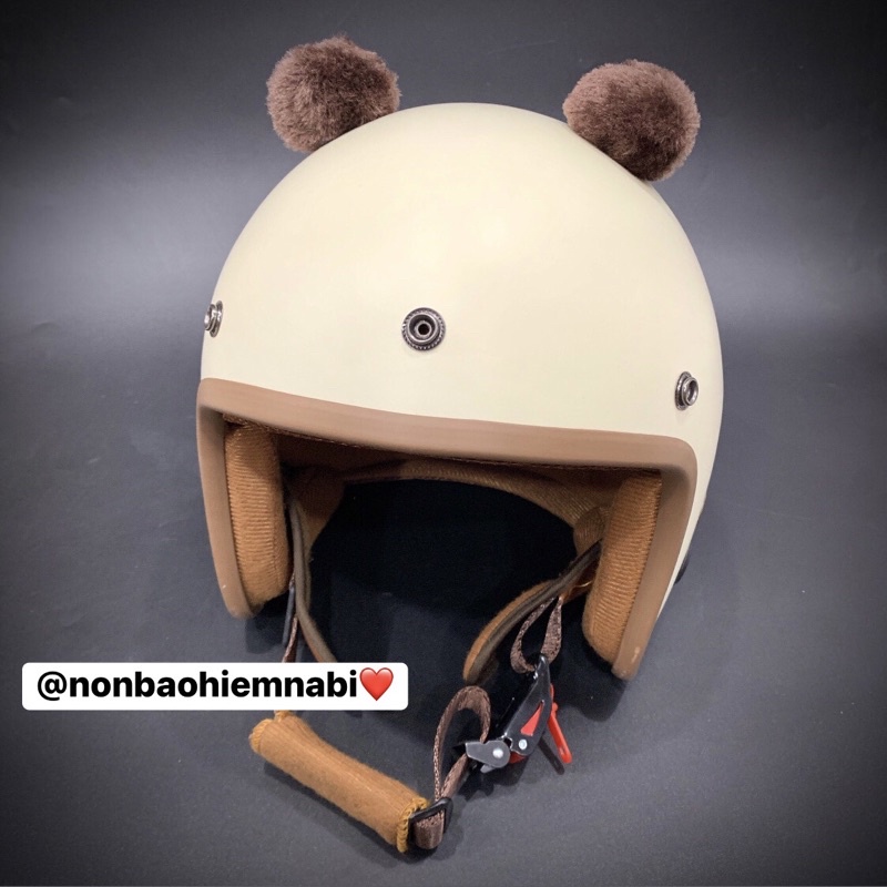 Phụ kiện tai gấu Gắn trên mọi loại nón