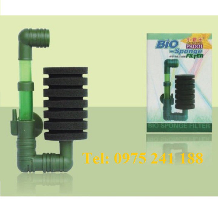 Lọc bể cá PK001, lọc sủi hơi vi sinh cao cấp, phù hợp cho bể nhỏ hơn 60 lít