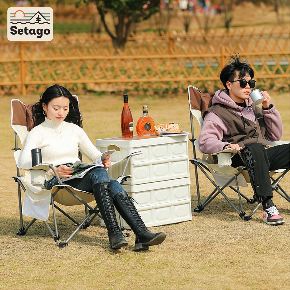 Ghế ngả lưng:Không và có gác chân - Thoải mái thư giãn khi dùng ghế cắm trại, ghế du lịch hoặc ghế văn phòng để ngủ trưa