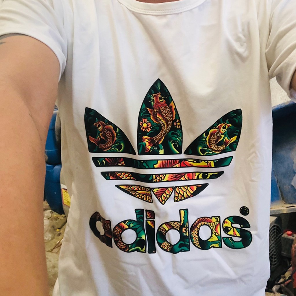 Áo thun unisex ngắn tay không cổ nam nữ đẹp Add Cá Chép In Ấn Theo YC | BigBuy360 - bigbuy360.vn