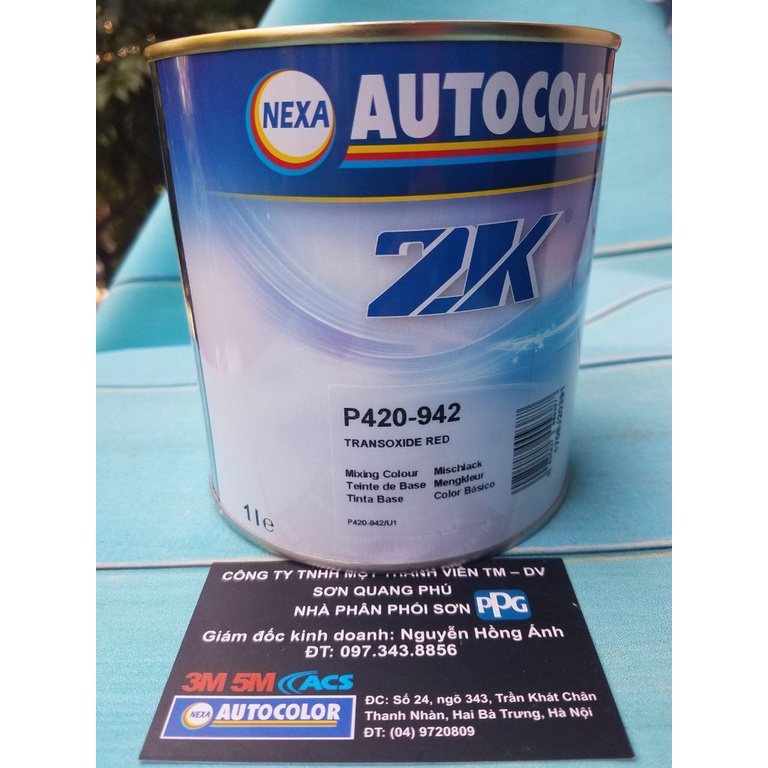 Màu đỏ Oxide trong P420-942/1LSơn gốc 2K  Nexa Autocolor