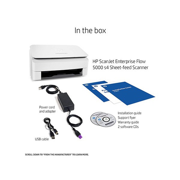 Máy Scan HP ScanJet Enterprise Flow 5000 s4 Sheet-feed Scanner (L2755A)