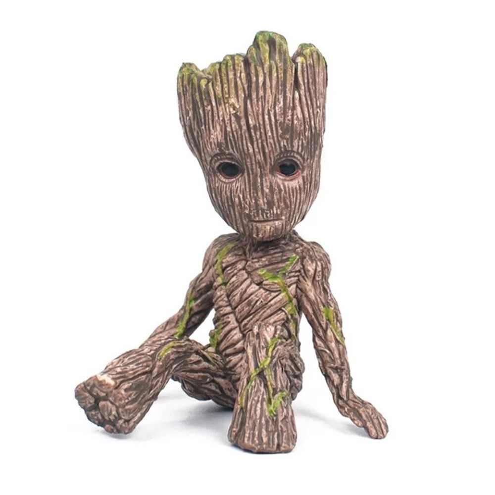 Mô Hình Nhân Vật Groot Dáng Ngồi 6cm Mini Đáng Yêu
